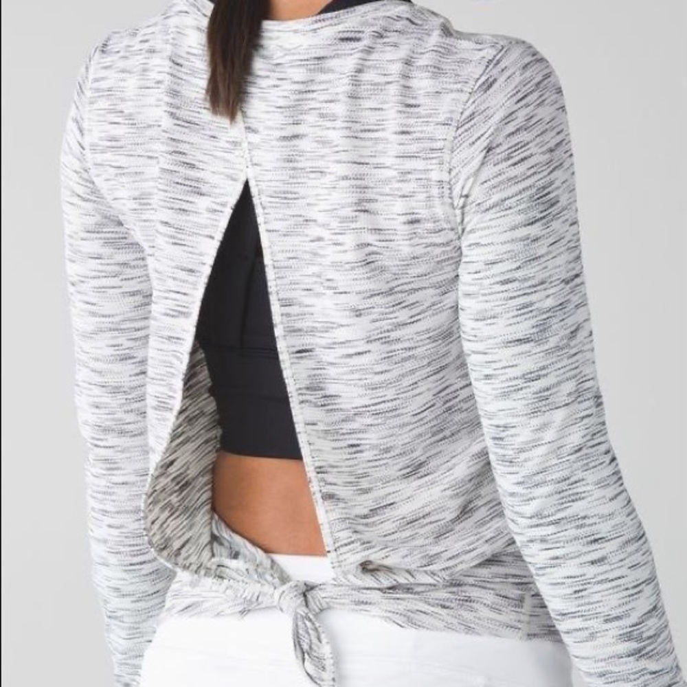 Lululemon Beat The Heat Long Sleeve Tie Back Top